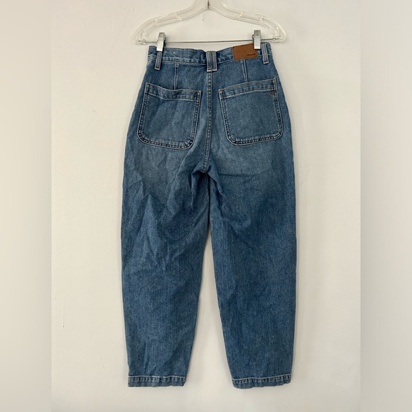 Madewell Balloon Jeans Medium Wash - Picture 5 of 9